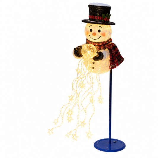 Snowman-garden-Lights